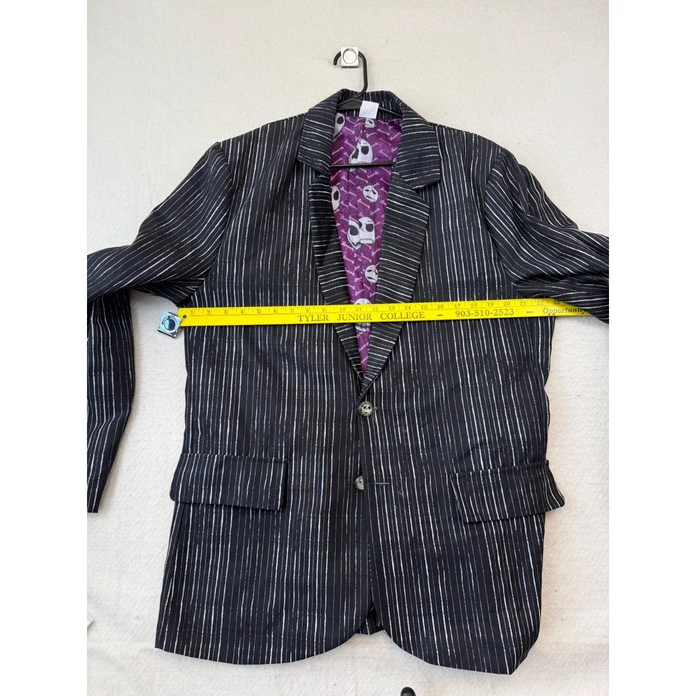 Disney Jack Skellington Nightmare Before Christmas Pinstripe Suit Set Mens XL